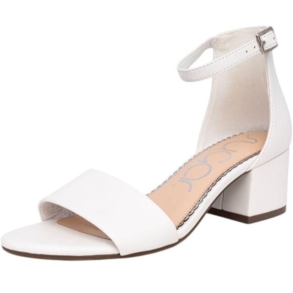 Sugar Women's Noelle Low Dress Sandals - White Smooth - Picture 1 of 5